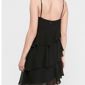 Express Tiered Ruffle Shift Dress Size Medium